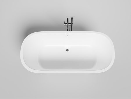 Ванна из искусственного камня Salini ORNELLA 103422M 190х90 встраиваемая прямоугольная с ножками